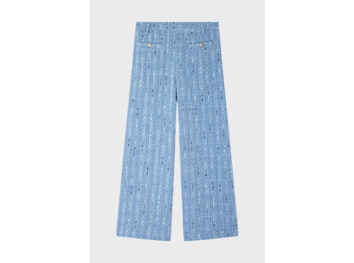 Pantalon large en tweed - CYLIANE