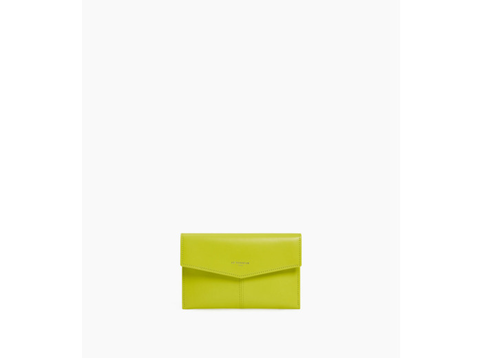 Pochette enveloppe moyen modèle Charlotte en cuir lisse