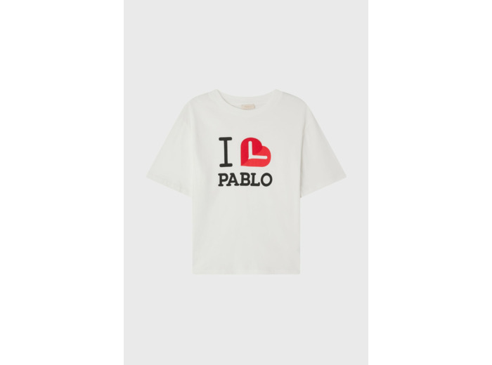 T-shirt I love en coton - ARLETTY