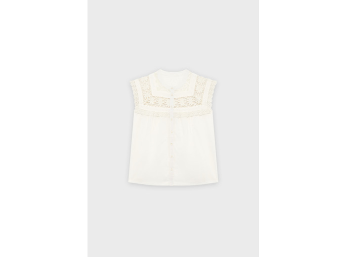 Chemise à galon et dentelle - UTHIA