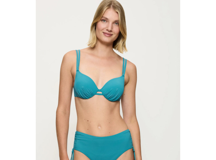 Haut de maillot de bain avec armatures et coques