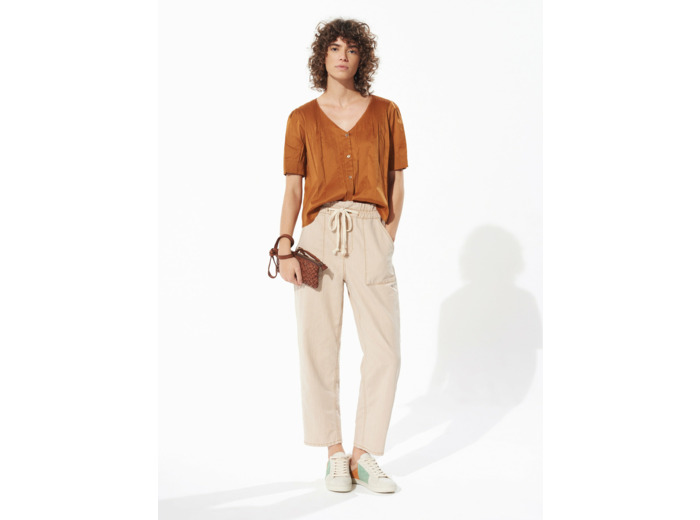 Blouse muscade