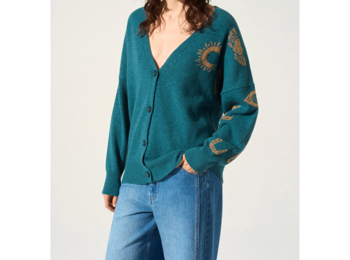 Cardigan baies de viburnum