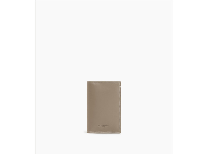 Porte cartes vertical Martin en cuir lisse