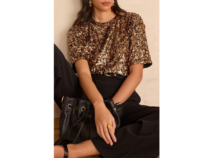 T-shirt à sequins SUNNY