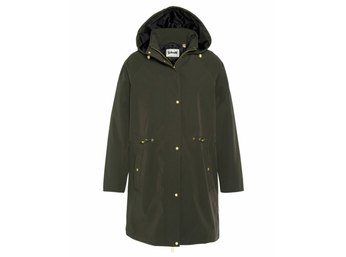 Parka longue et légère à capuche AVAW SCHOTT