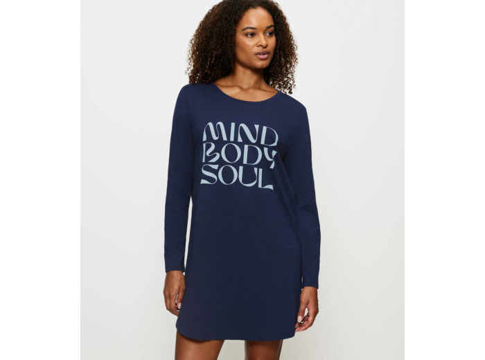 Chemise de nuit manche longue