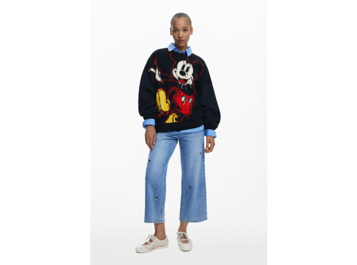 Sweat À Manches Longues En Maille – Femme