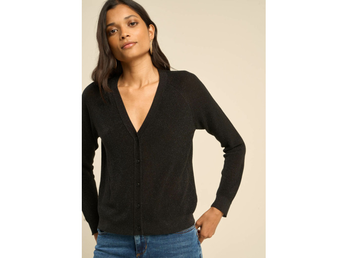 Gilet avec détails brillants