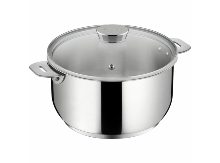 Casserole inox salvaspazio avec couvercle 20 cm (3.2l)