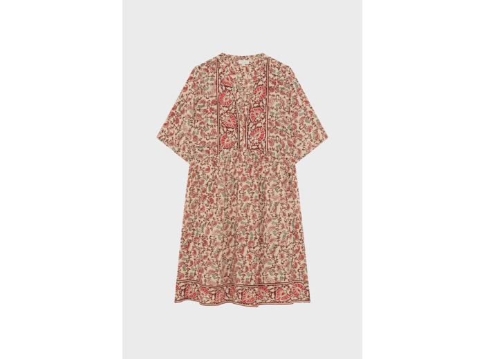 Robe courte et droite imprimé cachemire - PRIMA