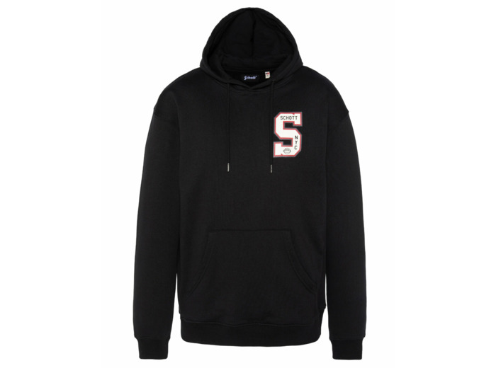 Sweatshirt à capuche esprit college SCHOTT SWHUNIVERS