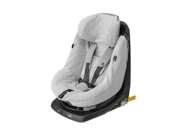 MAXI-COSI Housse d'été éponge pour siège AxissFix, Lavable en machine, Fresh Grey Fresh Grey