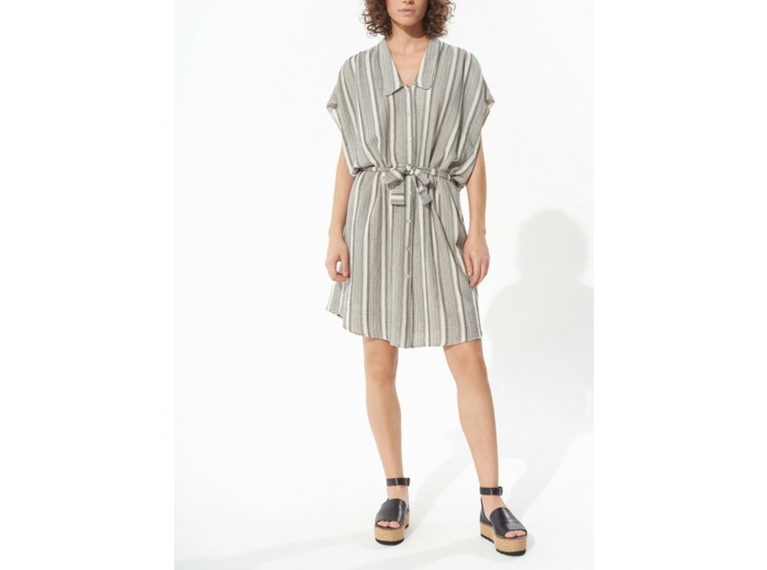 Robe rayure noire