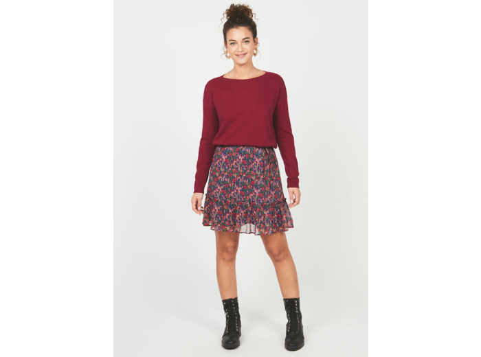 Jupe courte à imprimé