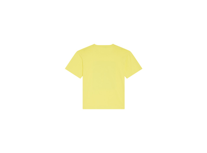 T-shirt jaune multicolore