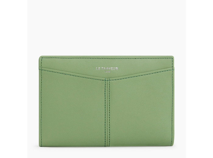 Porte passeport Charlotte en cuir lisse