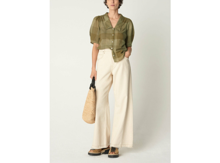 Chemise esther kaki