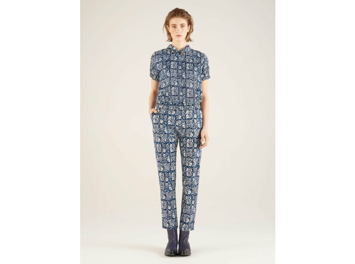 Blouse maree bleue