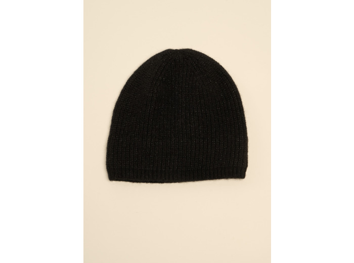 Bonnet à cotes avec lurex