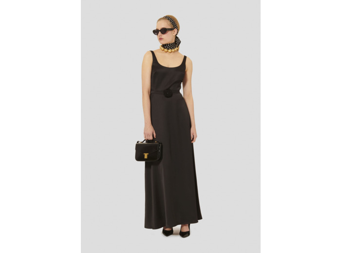 Robe Ruben Noir en Polyester
