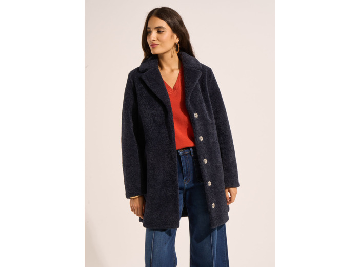 Manteau fausse fourrure