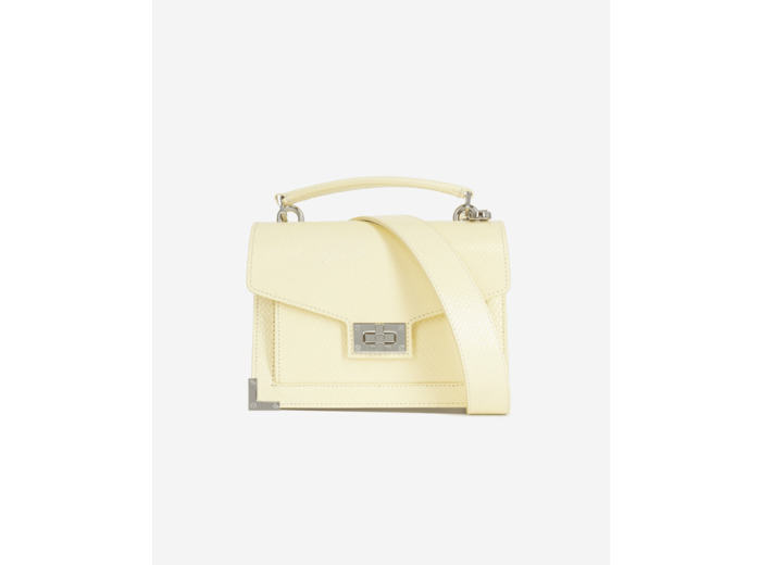 Sac Cuir Embosse Lezard Small