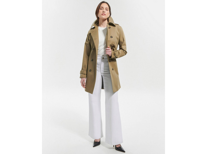 Trench Taoto Kaki en Coton