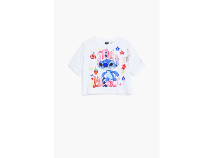 T-Shirt À Manches Courtes En Maille – Fille