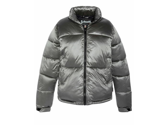 Doudoune courte brillante SCHOTT BELSTARSHW