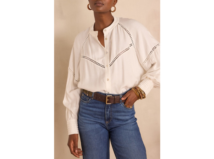 Blouse brodée BELINDA