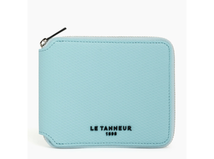 Porte monnaie zip en L Emile en cuir monogramme