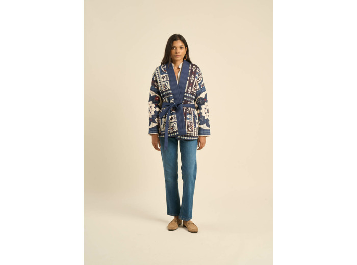 Veste matelassée imprimée