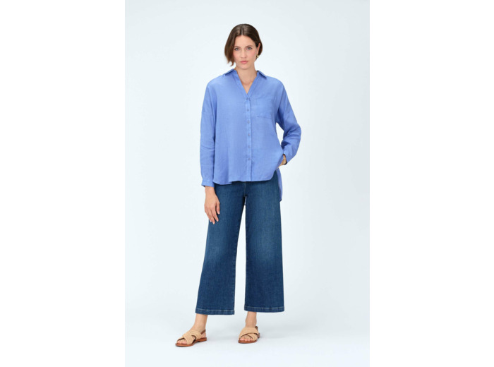 Chemise sandy oversize 100% lin