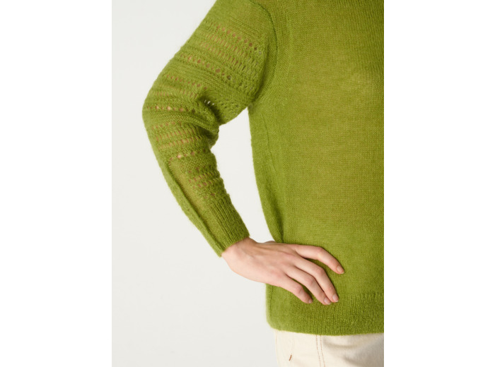 Pull danielle velour de mousse