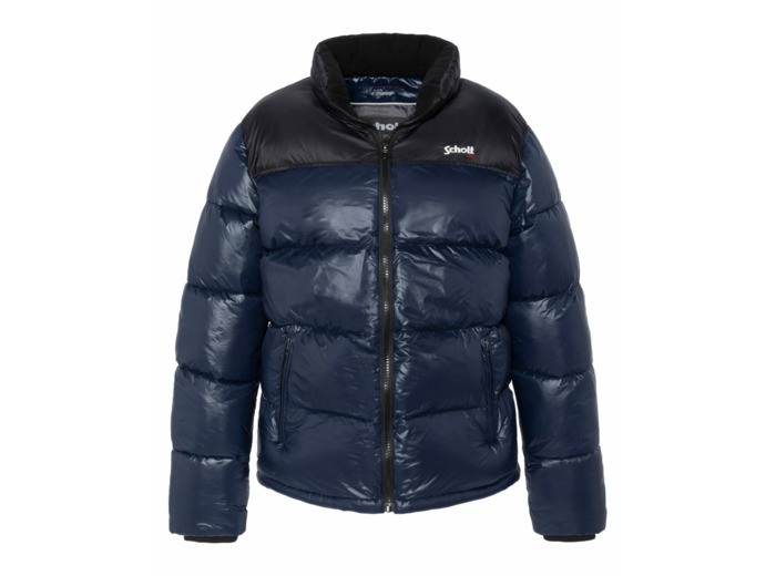 Doudoune brillante unisexe SCHOTT UNION