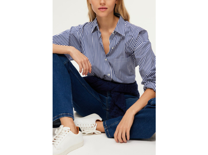 Chemise rayée contrastée - ARIYA