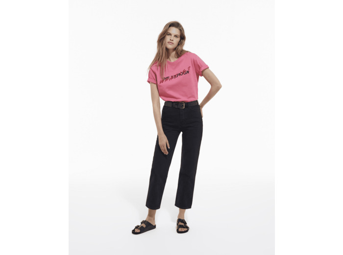 T-Shirt Manches Courtes What Is old rose
