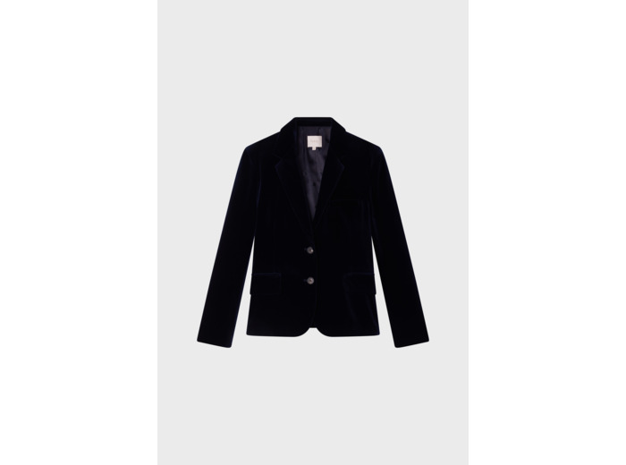 Veste en velours marine - MEGANE