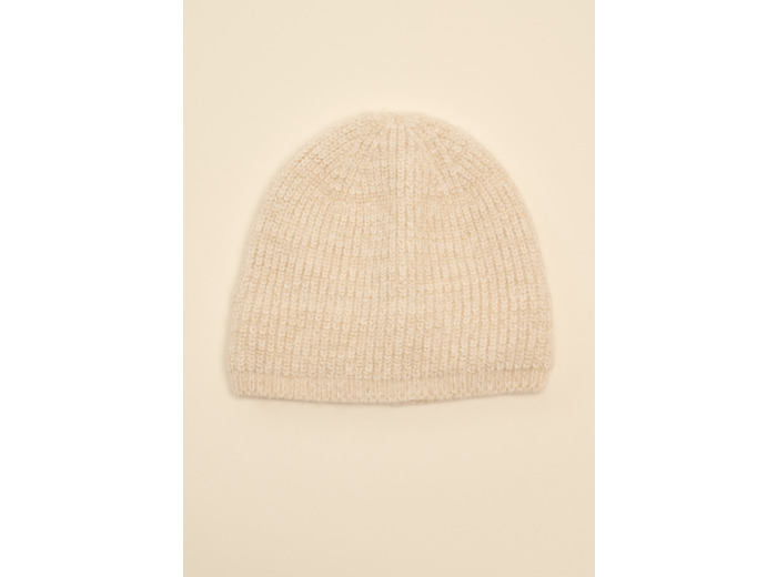 Bonnet à cotes avec lurex