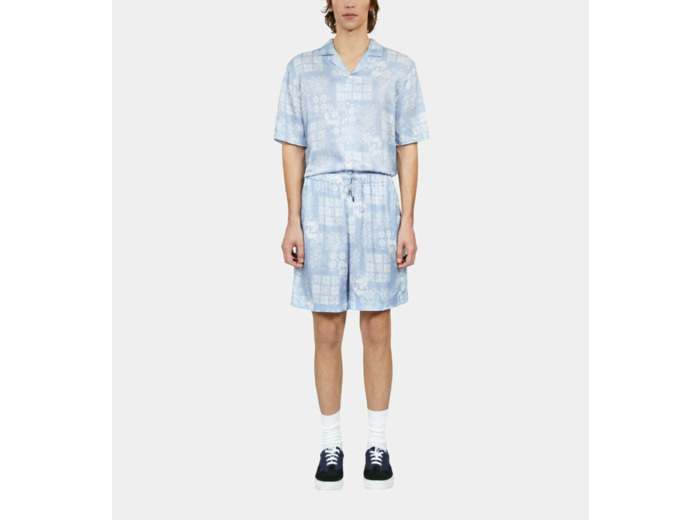 Short Imprimé navy / white