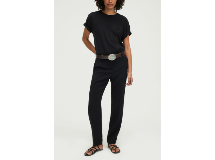 Pantalon slim en crêpe - JILL
