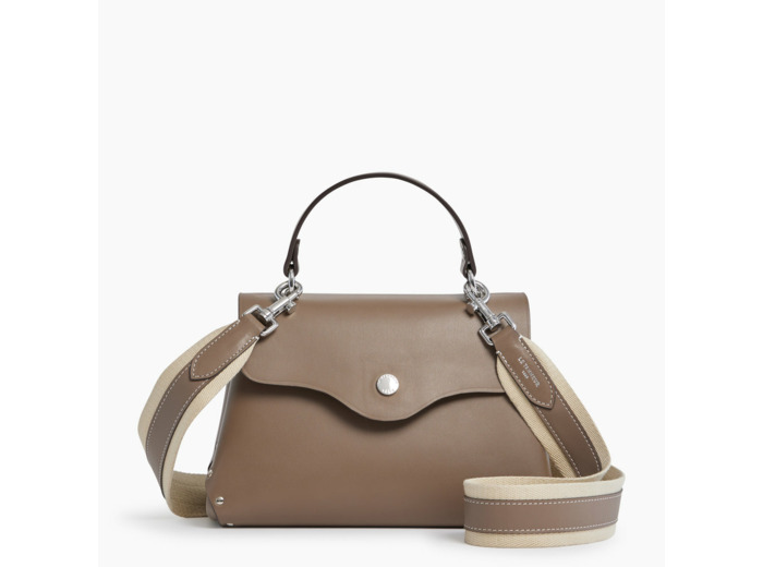 Petit sac à main Sans Couture en cuir lisse
