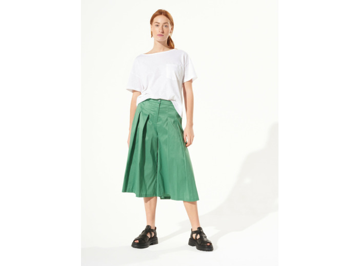 Pantalon large menthe
