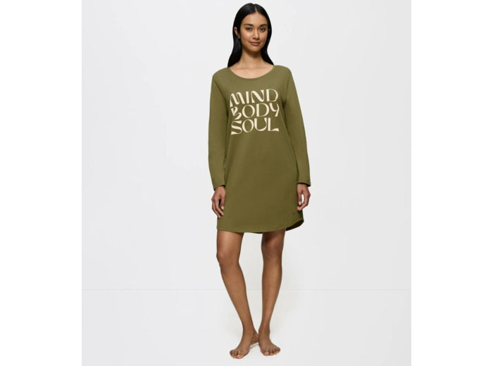 Chemise de nuit manche longue