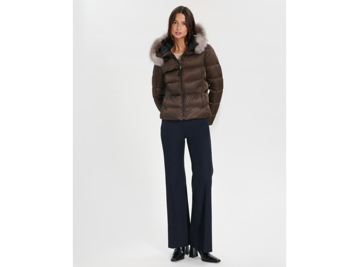 Doudoune Daly Chocolat en Polyester
