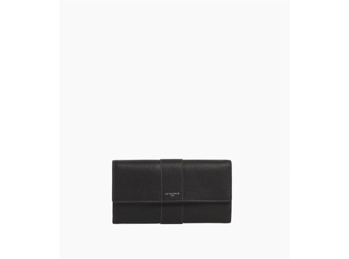Pochette à bijoux en cuir grainé