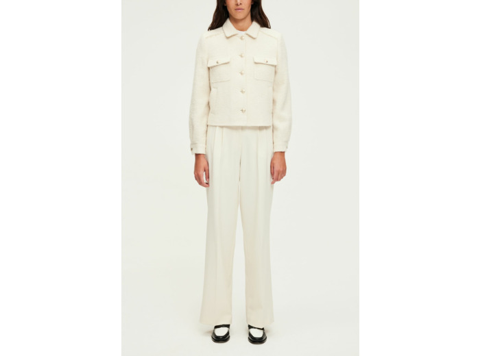 Blouson court en tweed - MARGUERITE