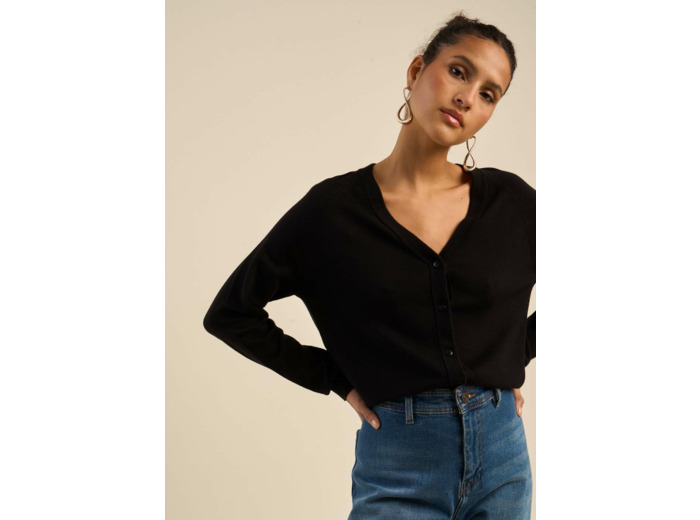 Gilet ajusté col V