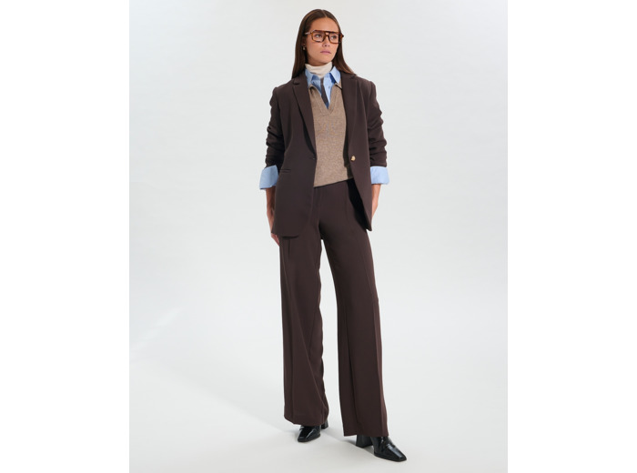Pantalon Pleyel Chocolat en Polyester